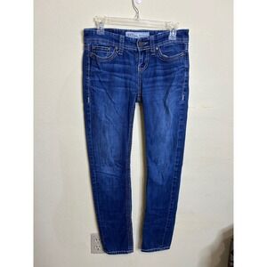 BKE Addiction Dark Wash Denim Jeans, Embroidered Pockets, Skinny Fit,‎ Casual